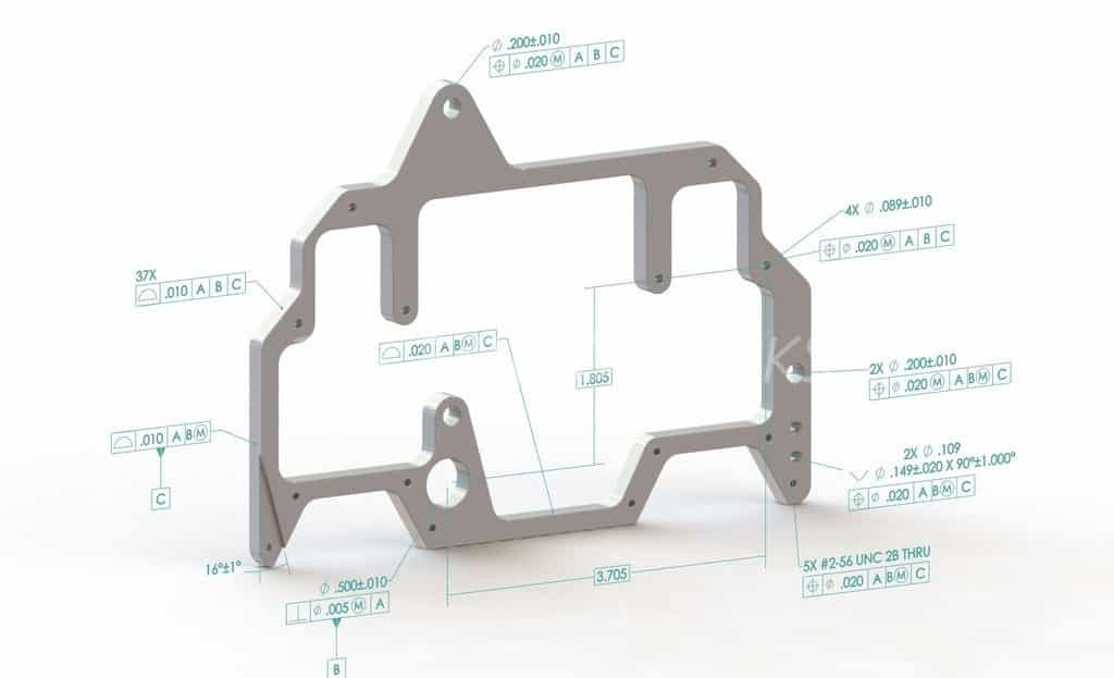 SolidWorks-MBD-3D-valmistusdokumentti
