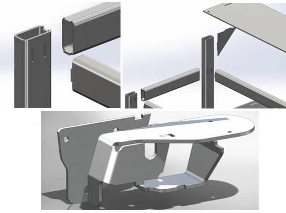 SolidWorks Tab and Slot, SolidWorks 2018, solidworks hinta, solidworks sheet metal, weldment