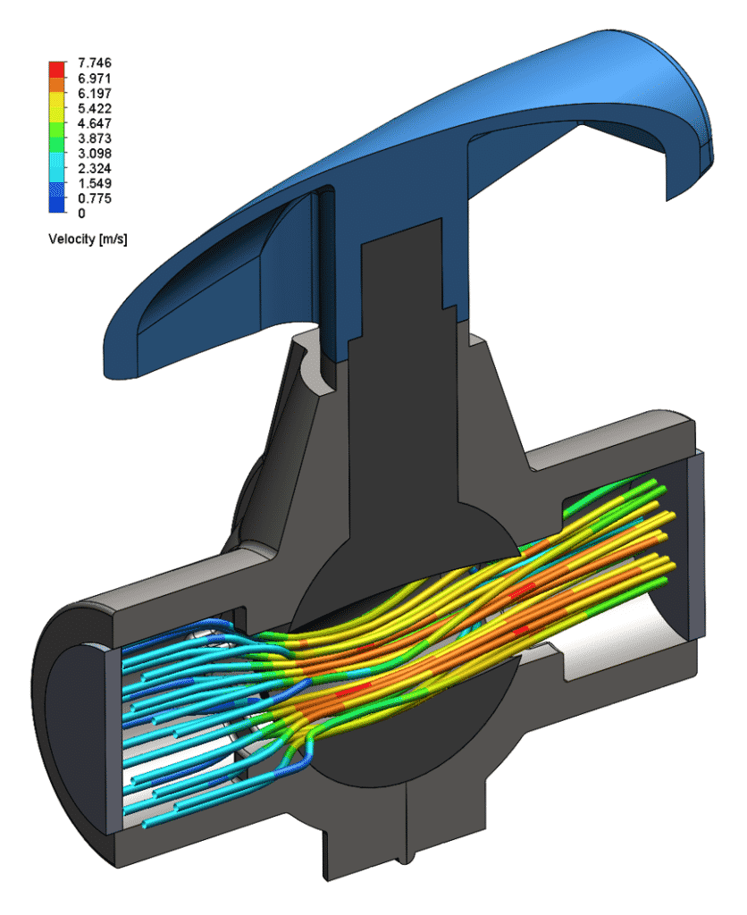 SolidWorks, virtauslaskenta, floxpress, flow simulation, cfd
