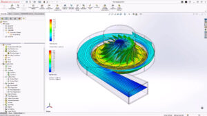 Integroitu cfd virtauslaskenta solidworks käyttöliittymässä