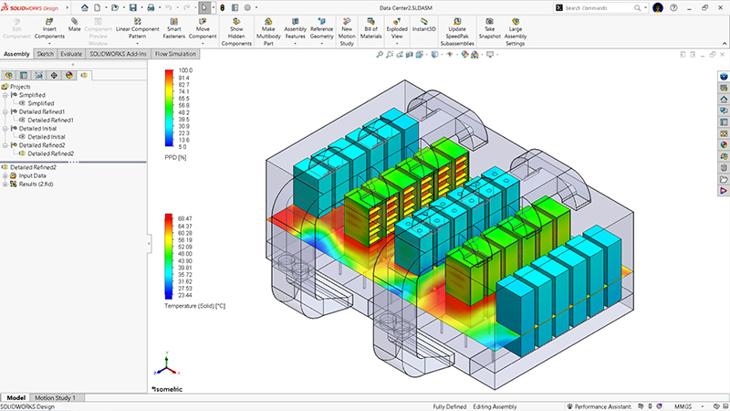 solidworks flow simulation hvac lisäratkaisu